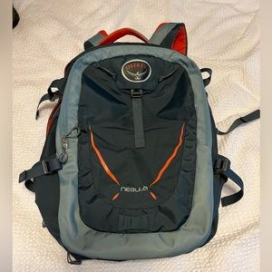 Navy, Grey, Orange Osprey Nebula Backpack